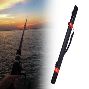Fishing Rod Bag Gear Bag Hard Shell Waterproof Platform Portable Fly Fishing Rods Case Protective Cover Carrier Bag Portable