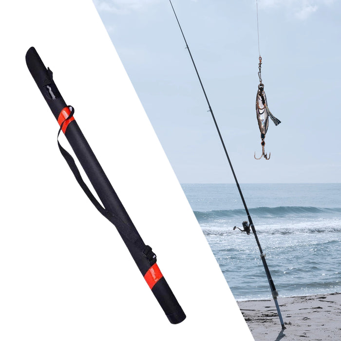 Fishing Rod Bag Gear Bag Hard Shell Waterproof Platform Portable Fly Fishing Rods Case Protective Cover Carrier Bag Portable