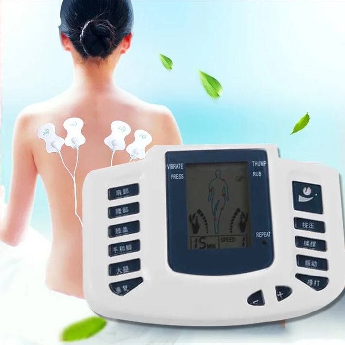 Relaxing Body Muscle Massager Tens Relief Pain Therapy  Acupuncture Neck Back Foot Health Electric Slimming Massage Machine