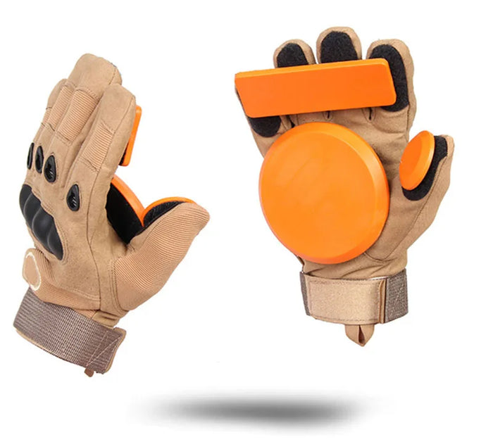 Downhill Skateboard Gloves, Roller Safety Gear, Longboard Slide Gloves with Slider, Skate Accessories for Peny, Long Board
