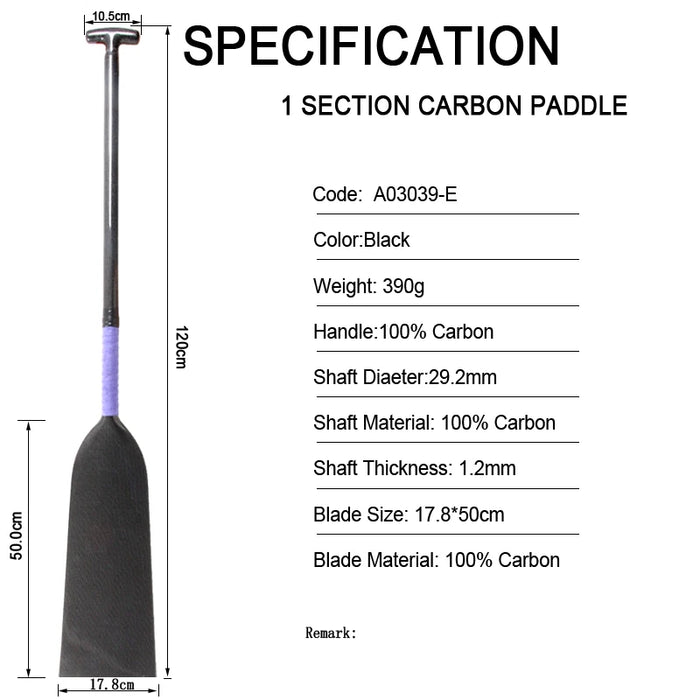 dragon boat paddle CARBON pro paddle shaft carbon blade kayak canoe stand up padle board 1 section 390g oar inflatable boat