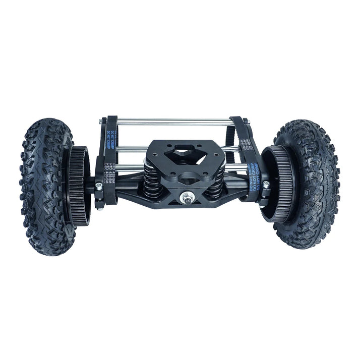 Skateboard Wheels with trucks 16.5"truck With 8'' Pneumatic All Terrain Mountain Wheels and two belt for DIY off road board/ESK8