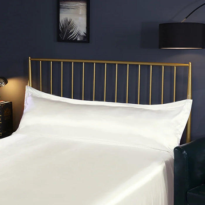 120/150cm Satin Long Pillowcase Solid Color Pillow Case Cover Summer Cool Pillow Cover Home Textile For Bedroom