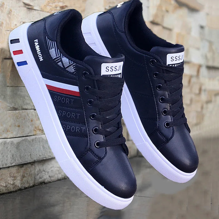 Men's Skateboarding Shoes Casual Shoes Outdoors Leisure Sneakers Breathable Walking Lace up Shoes Flat Shoes Chaussure Homme