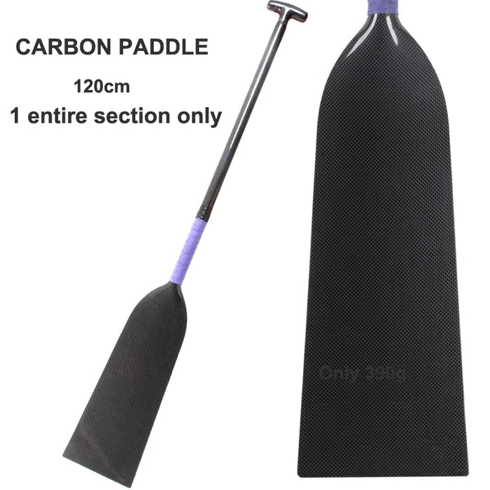dragon boat paddle CARBON pro paddle shaft carbon blade kayak canoe stand up padle board 1 section 390g oar inflatable boat