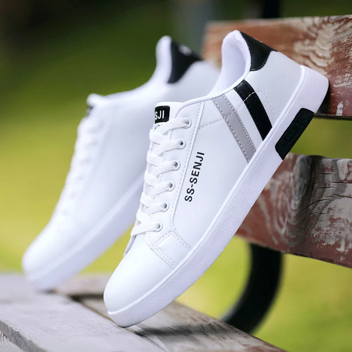 Men's Skateboarding Shoes Casual Shoes Outdoors Leisure Sneakers Breathable Walking Lace up Shoes Flat Shoes Chaussure Homme