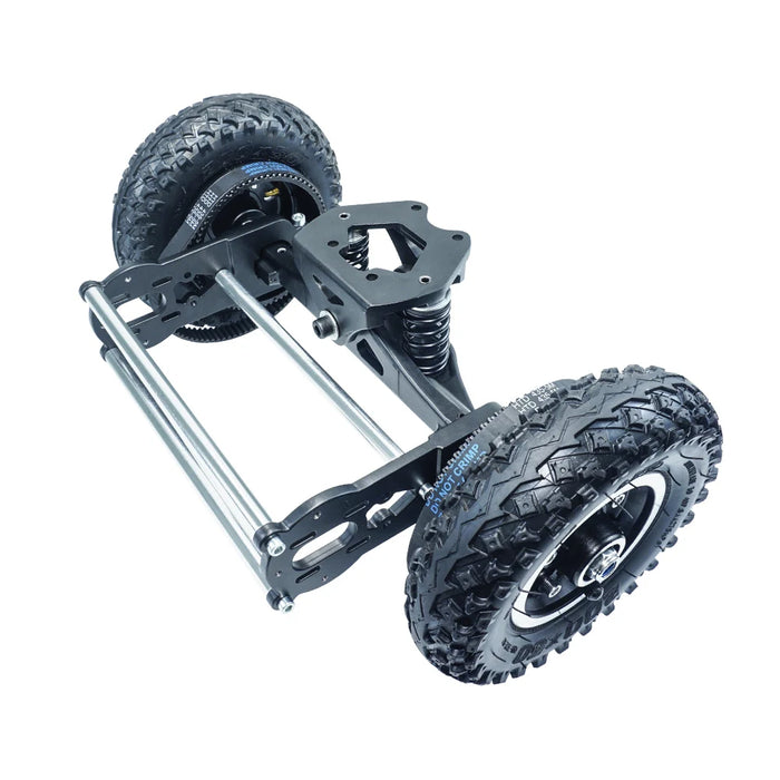 Skateboard Wheels with trucks 16.5"truck With 8'' Pneumatic All Terrain Mountain Wheels and two belt for DIY off road board/ESK8