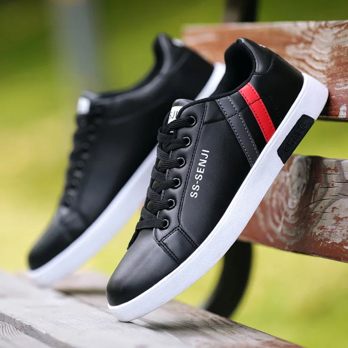 Men's Skateboarding Shoes Casual Shoes Outdoors Leisure Sneakers Breathable Walking Lace up Shoes Flat Shoes Chaussure Homme