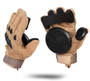 Downhill Skateboard Gloves, Roller Safety Gear, Longboard Slide Gloves with Slider, Skate Accessories for Peny, Long Board