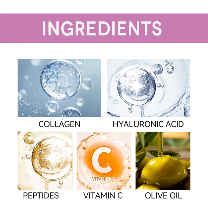 Collagen Peptide Face Cream Activates The Skin Deeply Nourishes Strongly Tightens Obviously Smoothes Creates A Shiny Complexion