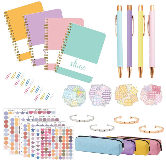 Creative Journal Set DIY Journal Set For Teen Girls Stationery Set Scrapbook And Journal Supplies Set Journal Art Craft Set