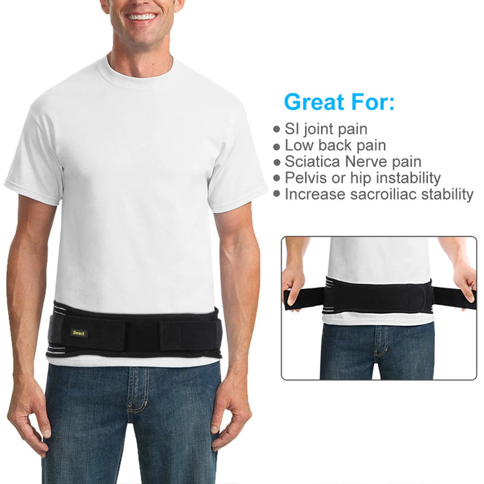 Recovery Belt Sacroiliac Hip Belt That Alleviate Sciatic Pelvic Lower Back And Leg Pain Stabilize SI Joint Sacroiliac Joint Belt