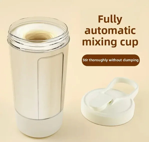 Rechargeable electric blender cup | protein powder shaker+coffee/milk/smoothies/protein milkshakes for family travel gym