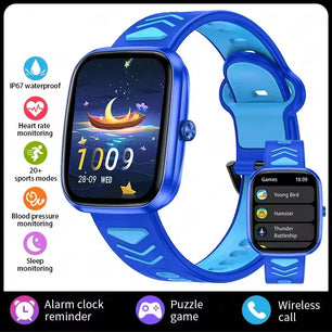Teenage Smartwatch Kids Smart Real-Time Sleep Health Monitoring Heart Rate Blood Oxygen 20 Sports Modes Watch 230mAh IP67