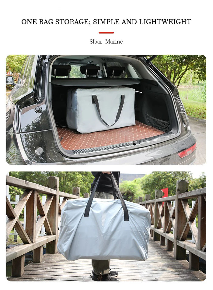 2.4M High-quality PVC Drifting Boat for Water Adventures 2 PERSON Inflatable Kayak Canoe for Outdoor Water Fun