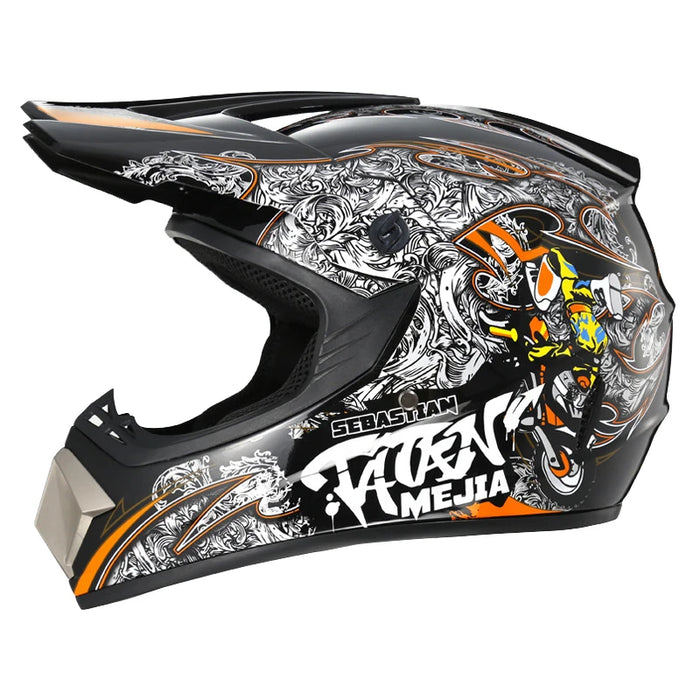 Youth Motocross Helmet: Lightweight & Safe for Off-Road, Karting & Downhill