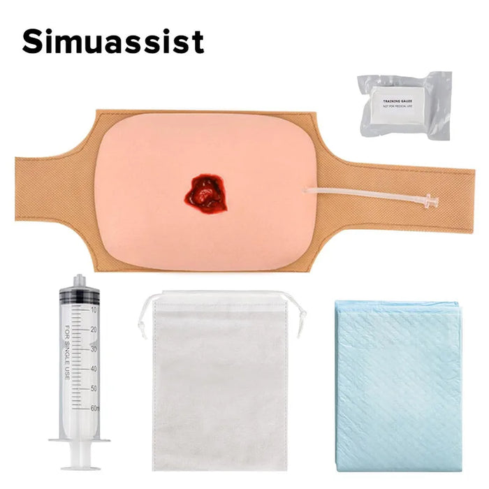 Wearable Wound Packing Trainer Kit Stop The Bleed Kit for hemostasis Training Wound Moulage Training Kit