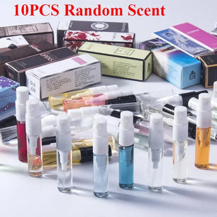 10PCS 3ml Random Style Brand Pheromone Perfume for Women Men Atomizer Lady Sample Long Lasting Fragrance Pheromone Eau De Parfum