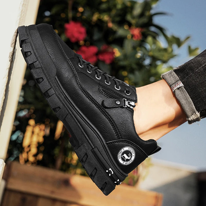 2025 Autumn New Style Versatile Sports Platform Shoes, Korean Version Fashionable Casual Men's Shoes