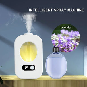 Rechargeable Timer-Controlled Aromatherapy Diffuser Multi-Fragrance Essential Oil Combo Air Freshener Odour Eliminator