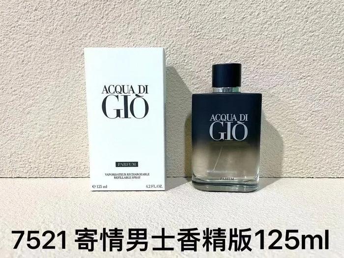 Men‘s Perfume 100/125ML - Fresh Aquatic Citrus, Aromatic Woody Cologne, Long Lasting Clean Scent for Daily Wear, Office & Summer