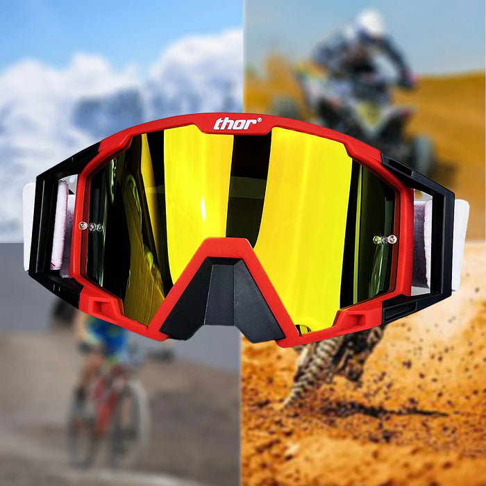 Moto Cross Goggles Windproof Breathable Motocross Cycling Helmet Scooter Goggles Dirt Bike  Accessories ﻿MX ATV