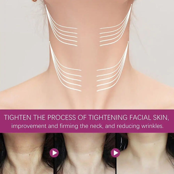 Collagen Neck Cream Nourishing Moisturizes, Lifts, Firms Neck, Reduces Double Chin and Fine Lines, Anti-Aging Rejuvenation