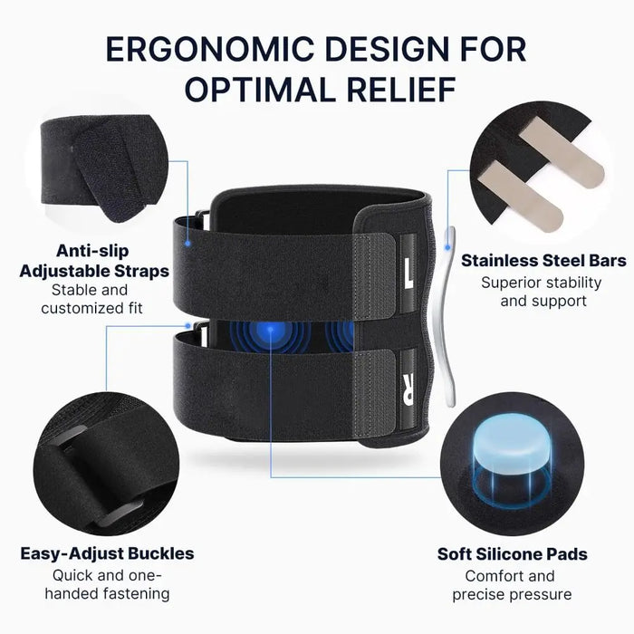 Sciatica Pain Relief Devices Adjustable Sciatica Pain Relief Brace Sciatic Nerve Brace Dual Pressure Pads Targeted Compression