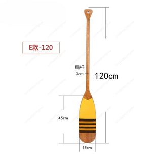 120cm  decoration wooden rowing boat oars canoe paddle