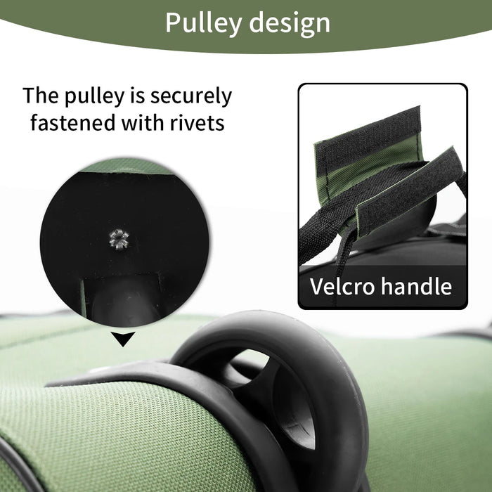 Outdoor Camping Style Picnic Equipment Cosmetics Bag Clothing Tent Supplies Storage Box with Wheels Large Capacity Extra Large Travel Bag