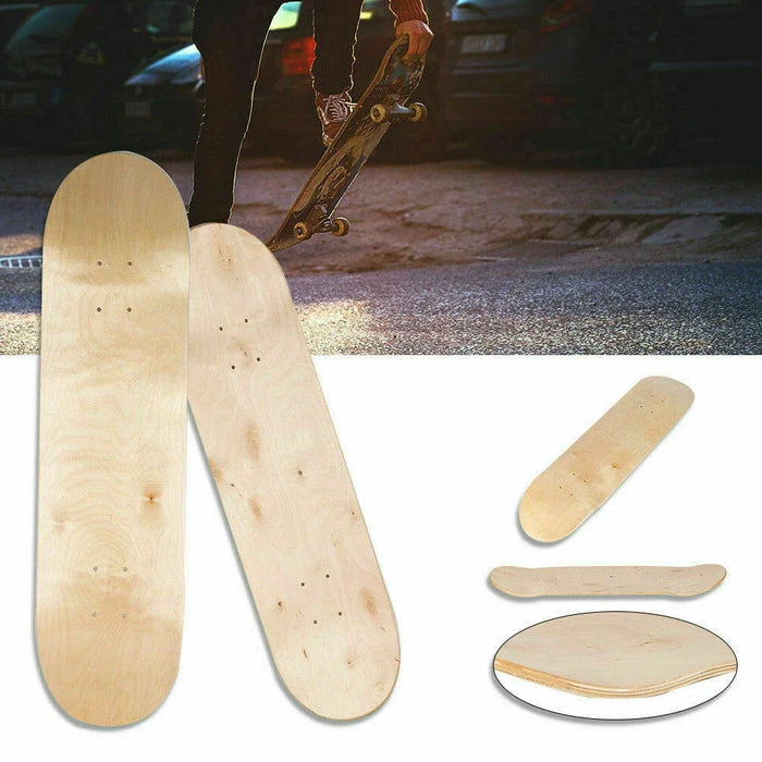 Skateboard Whiteboard 43cm 60cm 72cm 80cm Hand drawn Drawing Original Wooden Board DIY Blank Skateboard Children's Skate Board