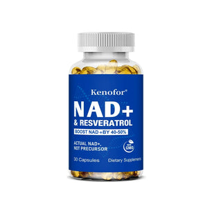 NAD+ Supplements, Anti-aging, Enhance Brain and Cellular Energy, Promote Cardiovascular Health, Regulate Metabolism,120 Capsules