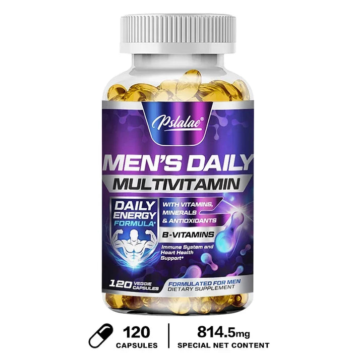 Men's Daily Multivitamin Supplement - for Immunity, Energy and Stamina, Digestion, Skin, and Overall Health