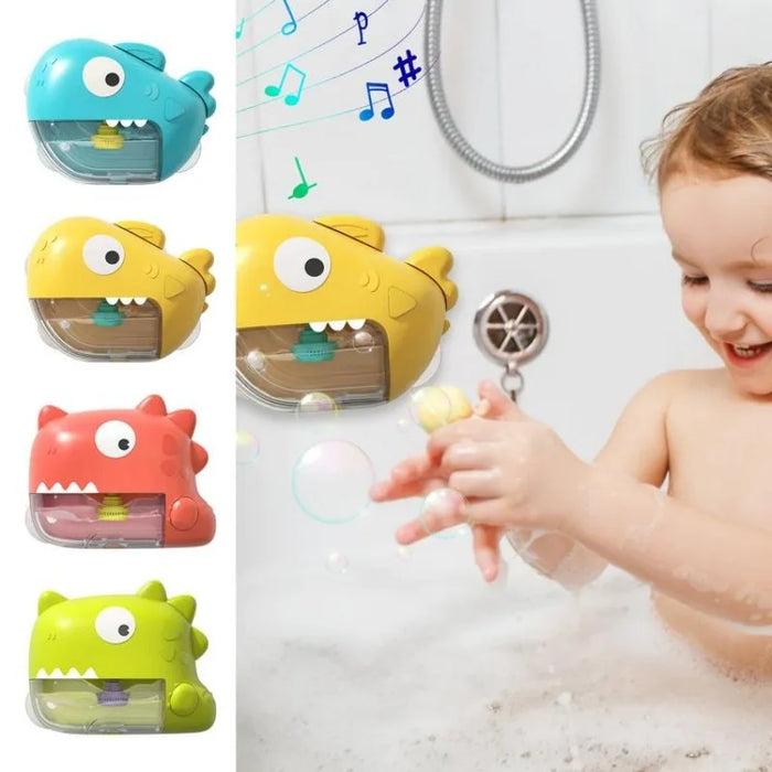 Automatic Bubble Bath Machine - Cartoon Bathtub Bubble Toys for Kids, Suitable for Ages 3-5, Fun Bath Time Gift