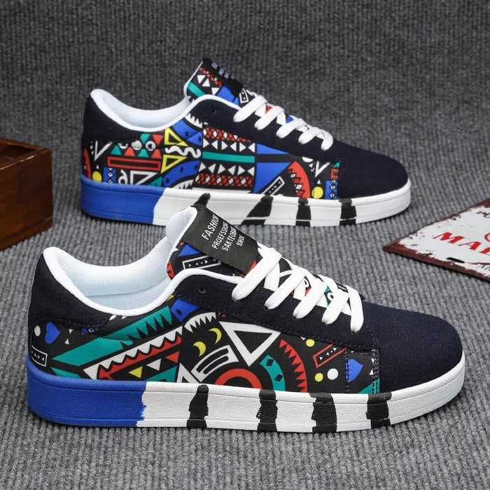 Hot Sale Fashion Red Printed Skateboarding Shoes Men Women Comfy Skater Sneakers Big Size 46 Sports Shoes Zapatos De Skateboard