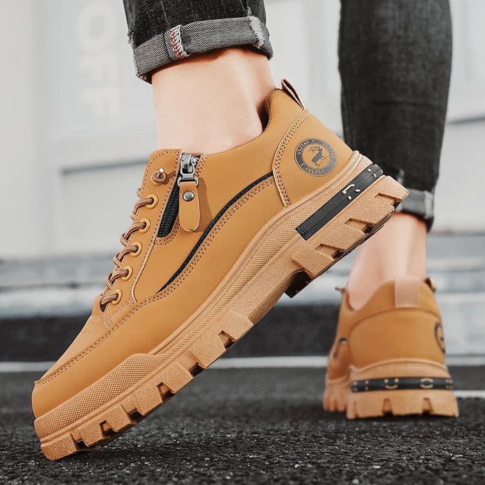 2025 Autumn New Style Versatile Sports Platform Shoes, Korean Version Fashionable Casual Men's Shoes