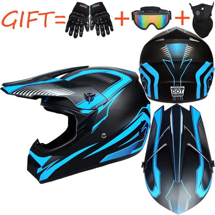 bicycle MTB motocross racing helmet motocross downhill bike helmet off-road mountain full face Helmet capacete motocross casco
