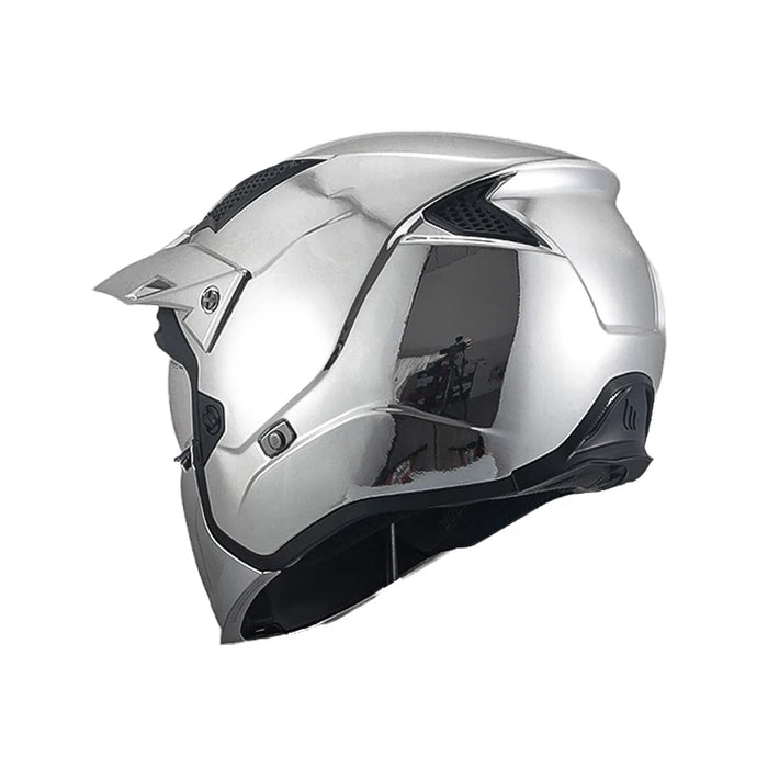 MT Streetfighter SV Helmet Modular Off Road Helmets High Quality Motocross Racing Modular Half Open Electroplated Glossy