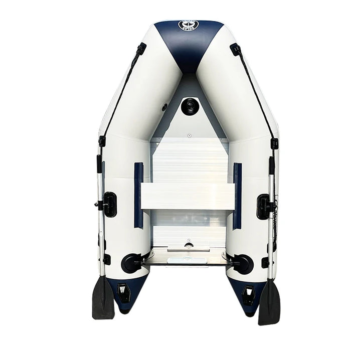 2.7M 4 Person PVC Inflatable Assault Boat Speed Kayak Raft Thickened Wear-resistant Fishing Canoe Aluminum Floor
