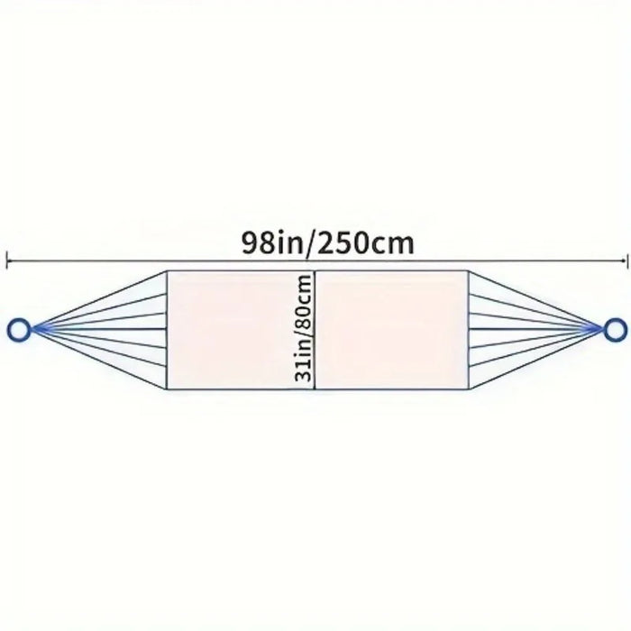 Outdoor Sports Hammock, Outdoor Sports Camping Hammock Net Nylon Rope Hook, Suitable for Garden, Beach, Courtyard Travel