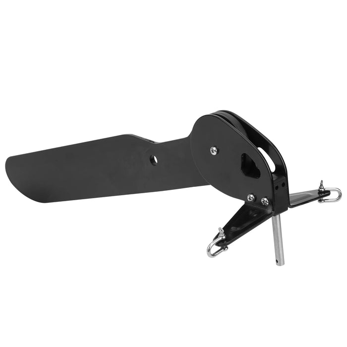Kayaks Rudder Canoeing Rudder Plastic Canoeing Accessory Tail Vane Rudder Set for Sea Kayaks Fishing Boat Ship Sea Kayaks Rudder