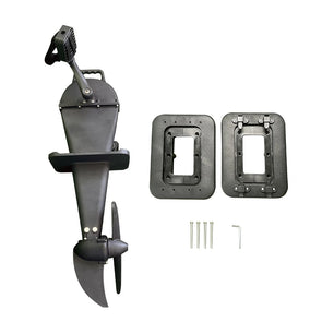 Folded Foldable Canoe Kayak Foot Boat Propel Pedal Drive System Fishing Kayak