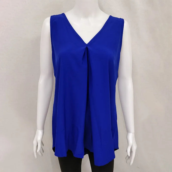 Womens Blouse Tops 2025 Ladies Summer White Chiffon Blouse Ruffle Sleeveless Pullover Female Shirt Blusas femininas elegantes