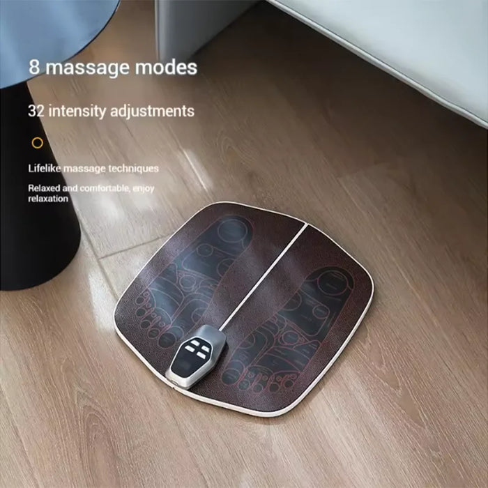 2025 New ABS Smart Foot Pad Massager High Quality Home Popular Health Device with Pulse Physiotherapy Microcurrent Healthy life