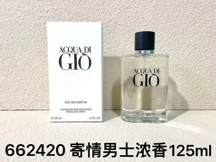 Men‘s Perfume 100/125ML - Fresh Aquatic Citrus, Aromatic Woody Cologne, Long Lasting Clean Scent for Daily Wear, Office & Summer