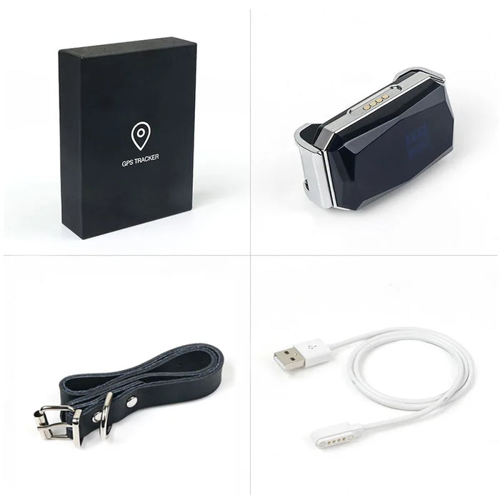 G12 Tracking Device Wearable Smart Collar Pet Tracking Locator Waterproof IP67 Anti-lost Record Multifunctional for Kids Elderly