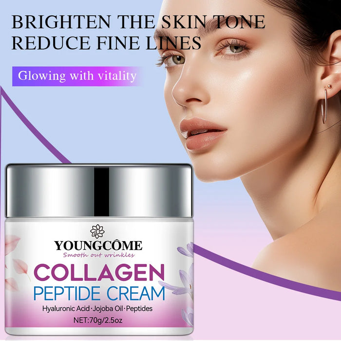 Collagen Peptide Face Cream Activates The Skin Deeply Nourishes Strongly Tightens Obviously Smoothes Creates A Shiny Complexion