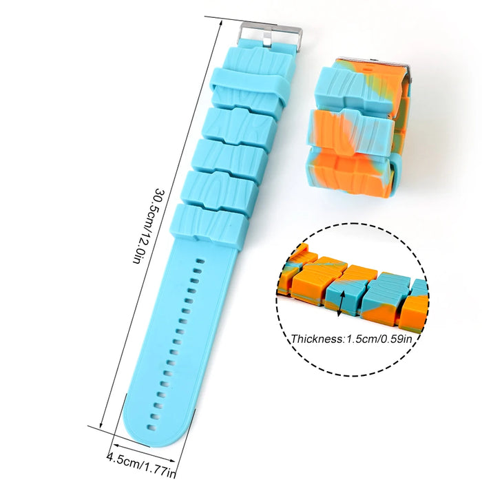 1Pair Ankle Wrist Weights (495g Each) Adjustable Leg Arm Weights, Weighted Wristbands Bracelets for Walking, Running, Yoga