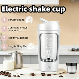 Portable Electric Shake Cup Fully Automatic Stirring Cup Rechargeable Milkshake Sports Fitness Carry Protein Powder Shake Cup