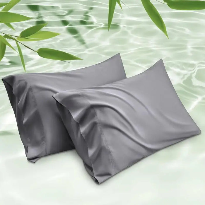 Bedsured King Size Satin Pillowcase Set of 2 - Silky Pillow Cases for Hair and Skin with Envelope Closure Gifts for Women Men